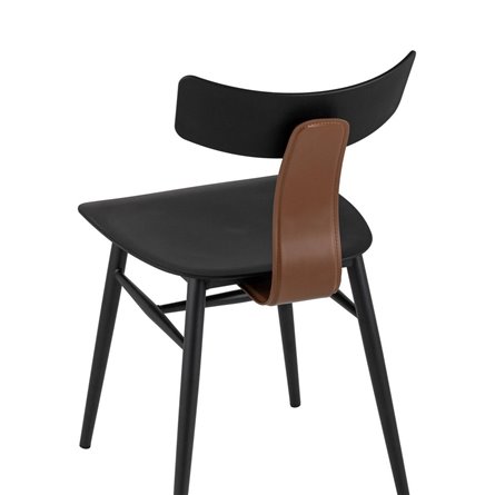 обеденный ANT пластиковый черный вставки экокожа