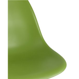 DSW зеленый, литой полипропилен, стальной каркас, массив бука