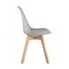 FRANKFURT серый, каркас массив бука, спинка качественный пластик, обивка сиденья экокожа