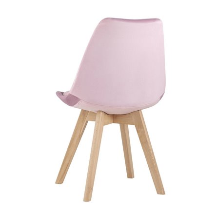 обеденный FRANKFURT обивка велюр цвет розовый