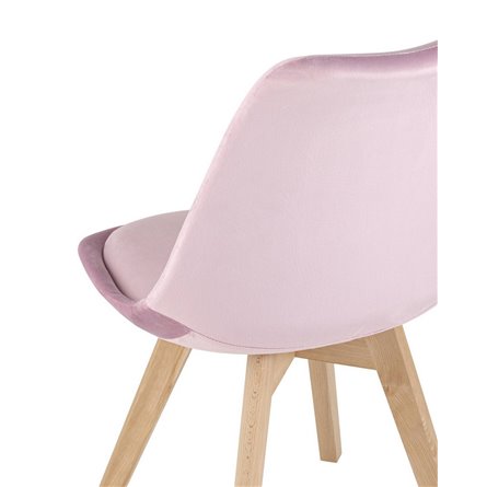 обеденный FRANKFURT обивка велюр цвет розовый