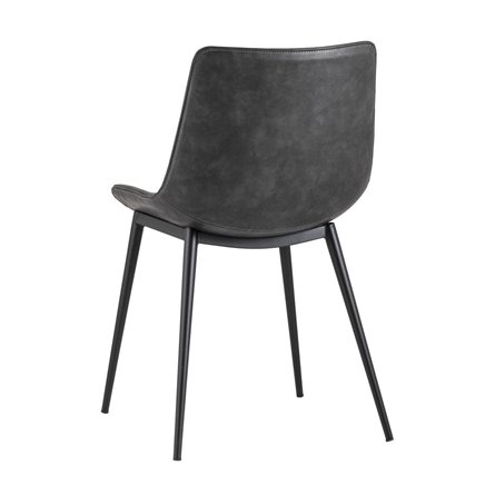 кухонный Texas мягкая обивка из экокожи, цвет серый, ножки черные