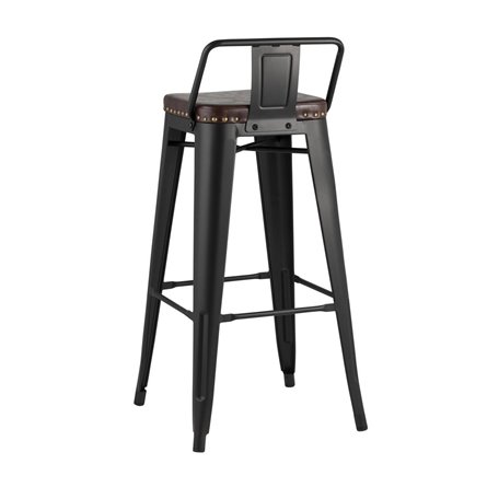 Tolix SOFT черный матовый экокожа