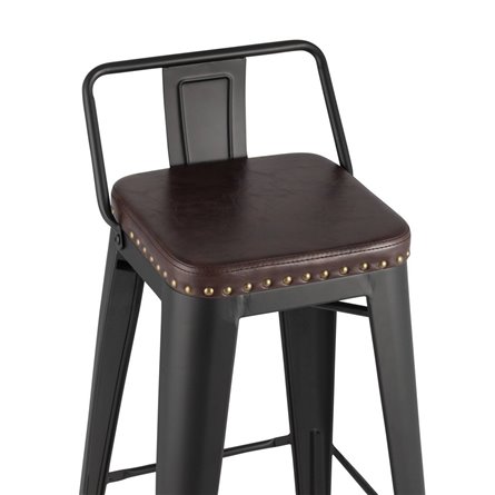 Tolix SOFT черный матовый экокожа