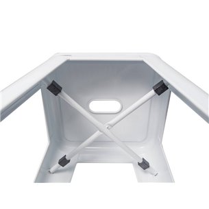 Tolix белый глянцевый, металл, пластик