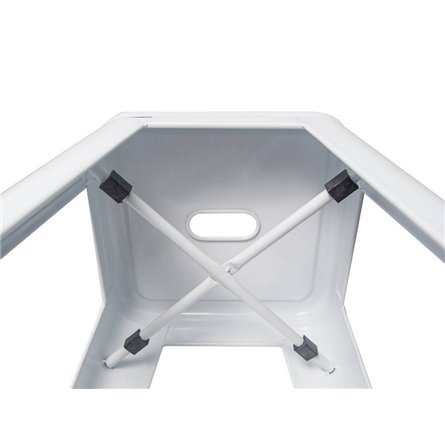 Tolix белый глянцевый, металл, пластик