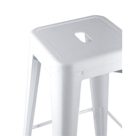 Tolix белый глянцевый, металл, пластик