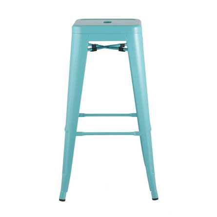 Tolix голубой матовый, металл, пластик