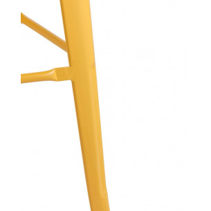 Tolix желтый глянцевый, металл, пластик