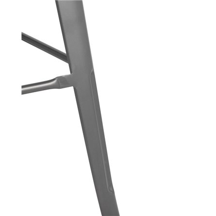 Tolix серебристый матовый, металл, пластик