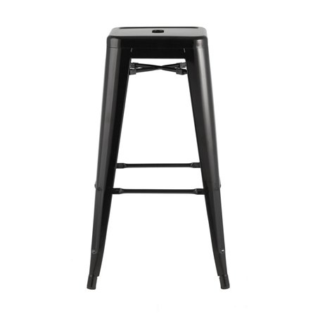 Tolix черный глянцевый, металл, пластик