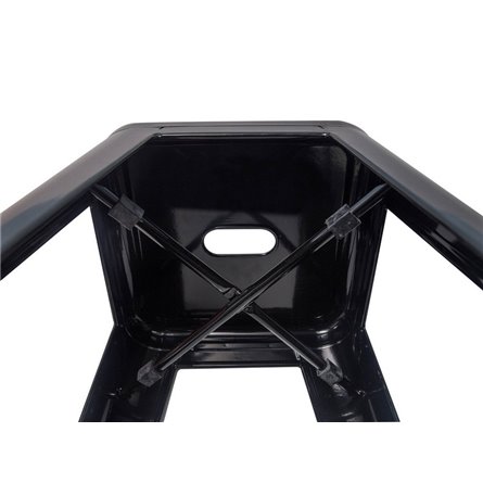 Tolix черный глянцевый, металл, пластик