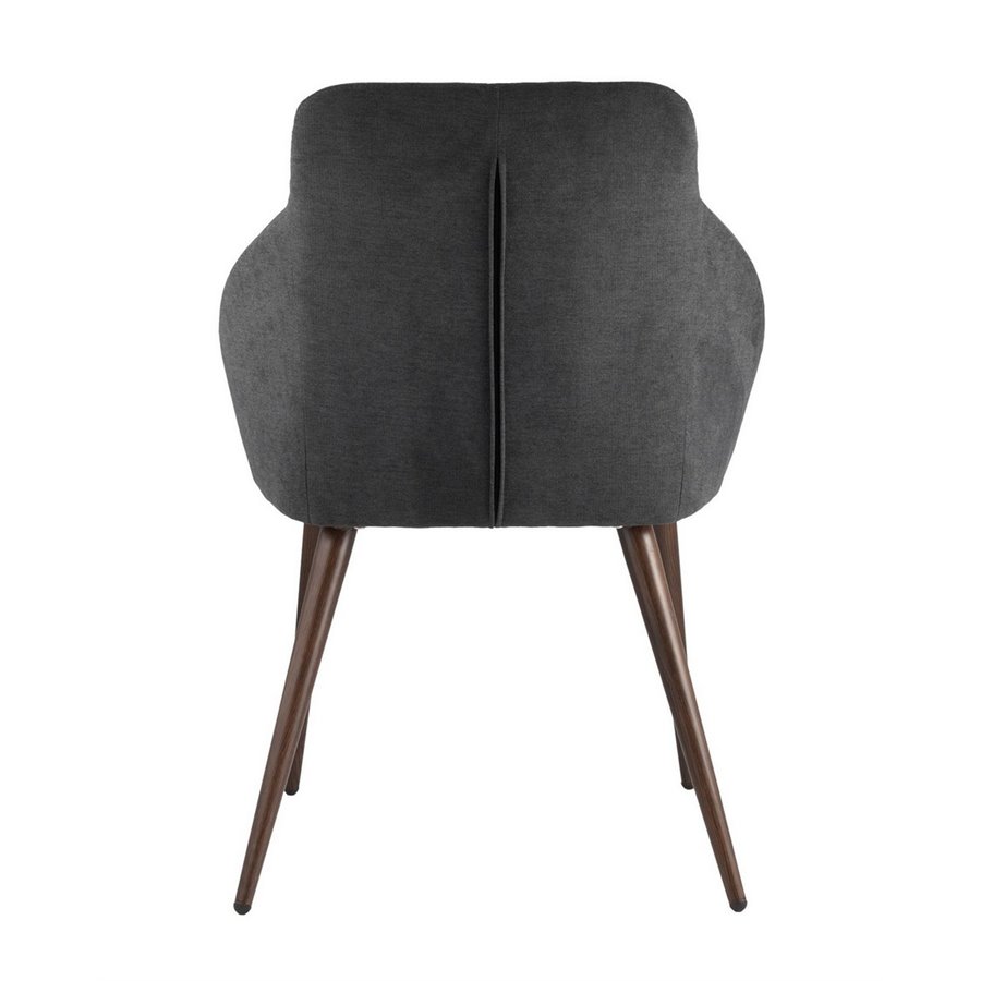 Бон черный обивка экокожа на хромированной ножке