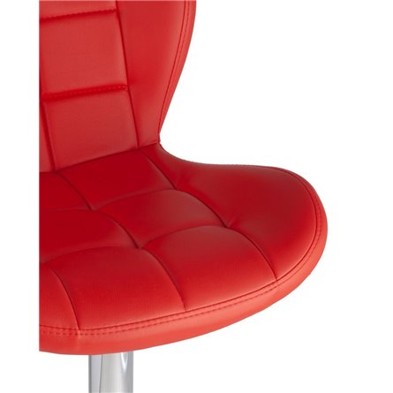 PORSCHE красный экокожа, прострочка, газлифт, хром