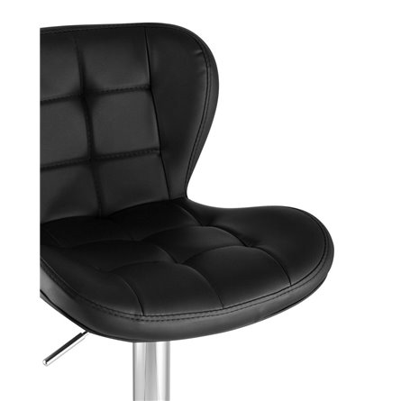 PORSCHE черный экокожа, прострочка, газлифт, хром