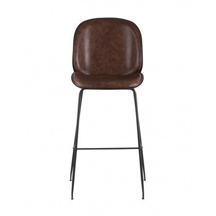 Beetle коричневый обивка экокожа черные ножки