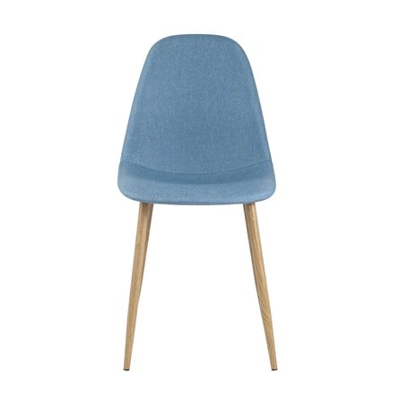 Валенсия голубой, стальной каркас с принтом, обивка мебельный бархат