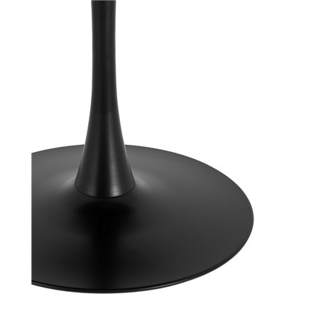 пластиковый Морган черный, ножки металлические с принтом под дерево