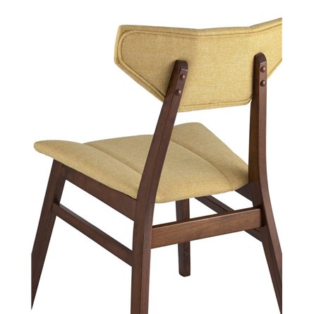 TOR желтая мягкая обивка, деревянный каркас из массива гевеи