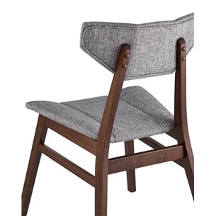 TOR серая мягкая обивка, деревянный каркас из массива гевеи