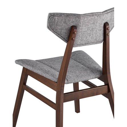 TOR серая мягкая обивка, деревянный каркас из массива гевеи