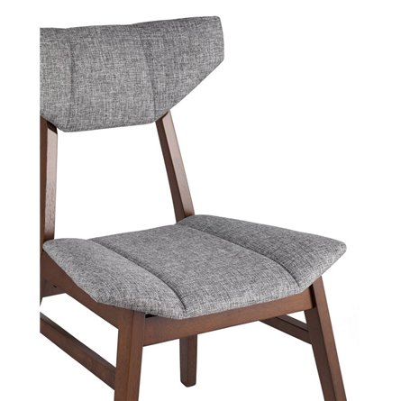 TOR серая мягкая обивка, деревянный каркас из массива гевеи