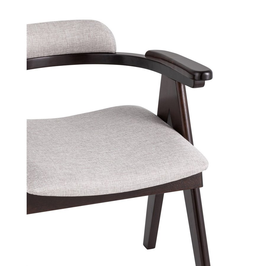 TOR синяя обивка из экокожи, деревянный каркас из массива гевеи