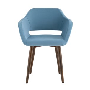 Полин мягкий синий обивка вельвет