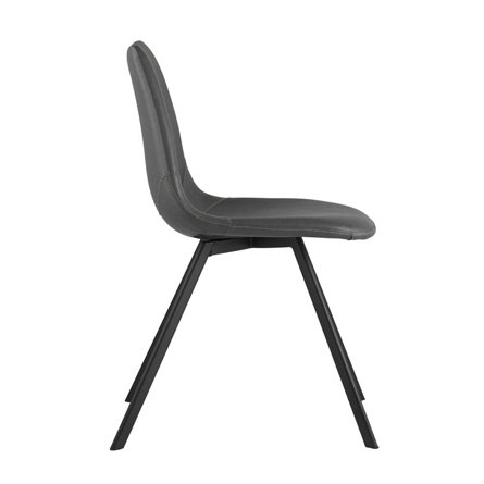 Саксон серый, удобное сиденье, металлические ножки