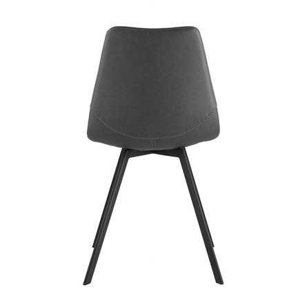 Саксон серый, удобное сиденье, металлические ножки