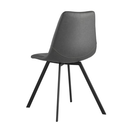 Саксон серый, удобное сиденье, металлические ножки