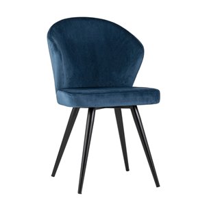 Танго велюр синий