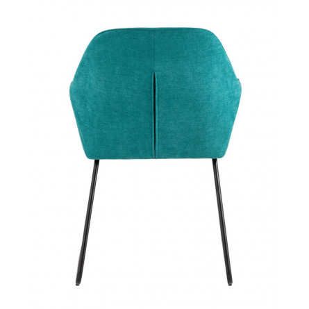 обеденный Чак мягкий обивка шенилл зеленый на полозьях