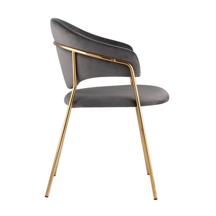 Эвита мягкий серый обивка вельвет