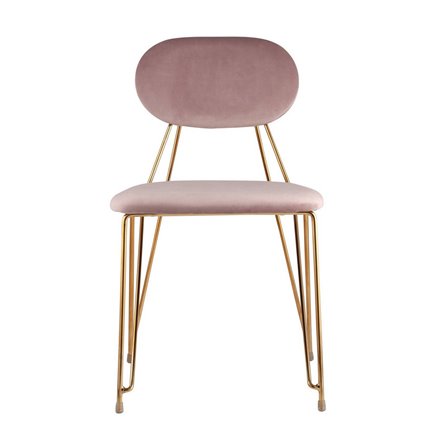 Элис мягкий розовый обивка вельвет