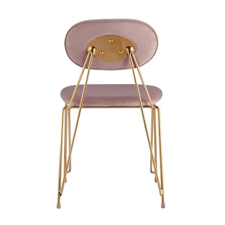 Элис мягкий розовый обивка вельвет