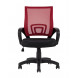 TopChairs Simple офисное красное в обивке из текстиля с сеткой, механизм качания Top Gun TopChairs Simple офисное красное в обивке из текстиля с сеткой, механизм качания Top Gun