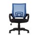 TopChairs Simple офисное синее в обивке из текстиля с сеткой, механизм качания Top Gun TopChairs Simple офисное синее в обивке из текстиля с сеткой, механизм качания Top Gun