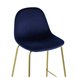 Валенсия мягкий синий, обивка велюр, ножки золотые Валенсия мягкий синий, обивка велюр, ножки золотые
