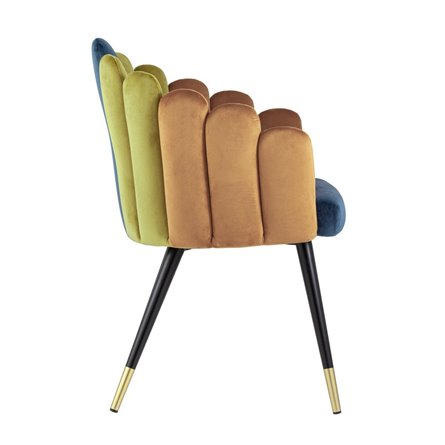 Камелия сине-зеленый мягкое обивка велюр