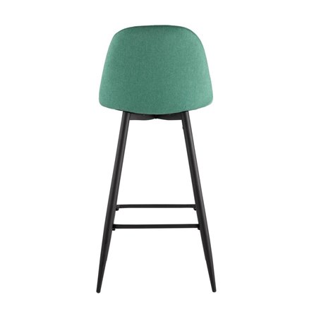 Валенсия зеленый, долговечный металлический каркас, ткань из рогожки