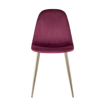 Валенсия велюр бордо золотые ножки