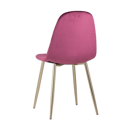 Валенсия велюр бордо золотые ножки