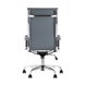 City офисное с подлокотниками серое экокожа хром наклон, качание City офисное с подлокотниками серое экокожа хром наклон, качание
