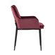Саманта обивка велюр цвет бордовый ножки металл Саманта обивка велюр цвет бордовый ножки металл
