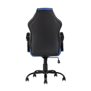 TopChairs Racer Midi черно-синее геймерское