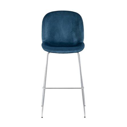 Beetle со спинкой маренго хромированные ножки