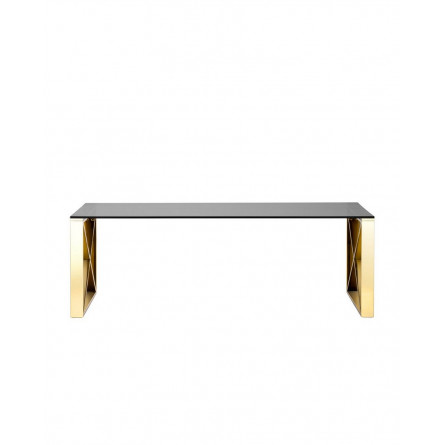 120*60 КРОСС золото стекло smoke закаленное каркас нержавеющая сталь