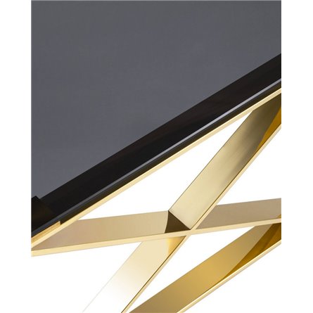 120*60 КРОСС золото стекло smoke закаленное каркас нержавеющая сталь