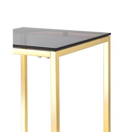 40*40 ТАУН золото стекло smoke закаленное каркас нержавеющая сталь